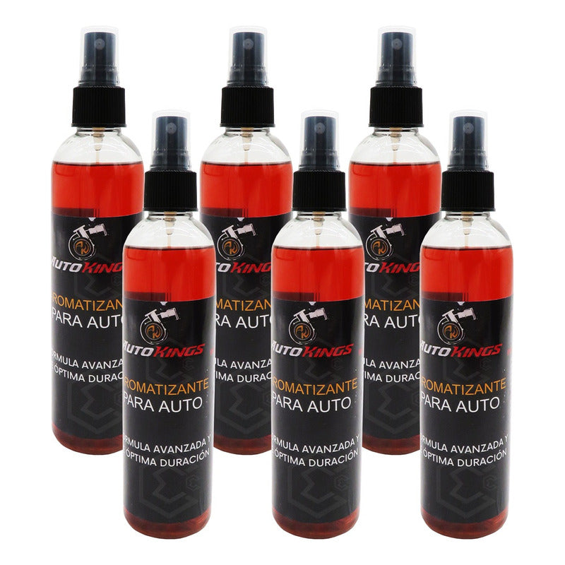 6 Aromatizante P Auto Desodorante Liquido Casa Oficina 270ml