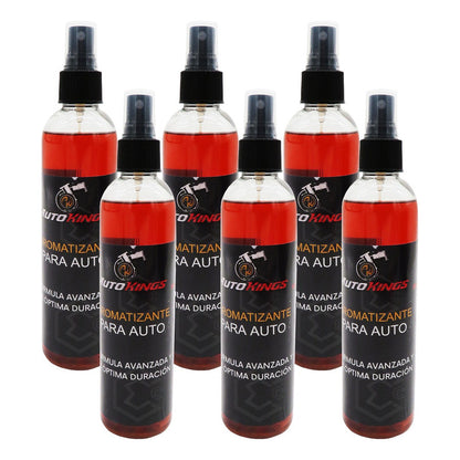 6 Aromatizante P Auto Desodorante Liquido Casa Oficina 270ml