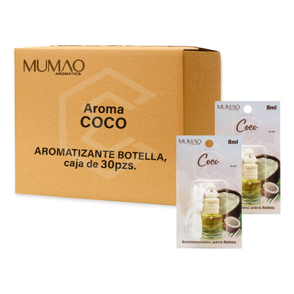 30 Aromatizante Colgante Botella 8ml Auto Casa Ambient Mumao