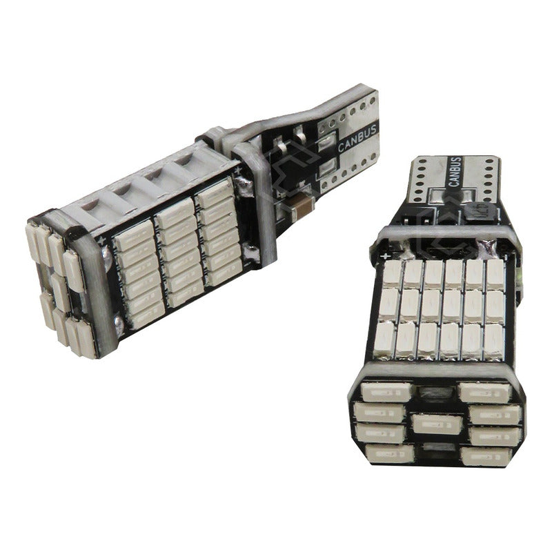 2 Foco De Pellizco Led T15 W16w T16 921 Canbus Para Reversa