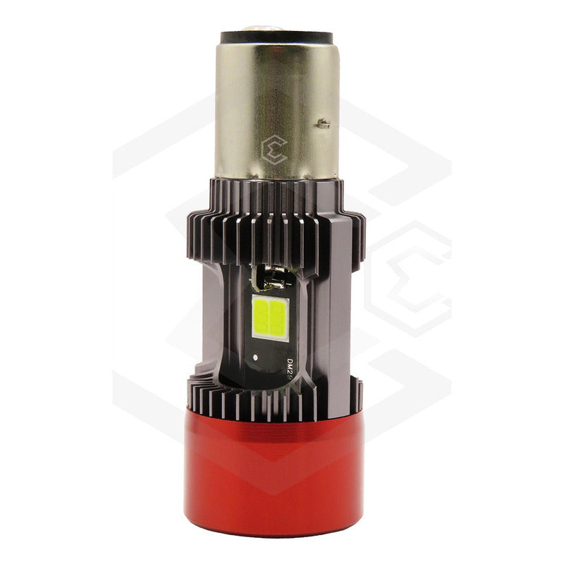 Foco Moto H4 12 Leds Csp Ba20d Con Ventilador 9000lm Reales