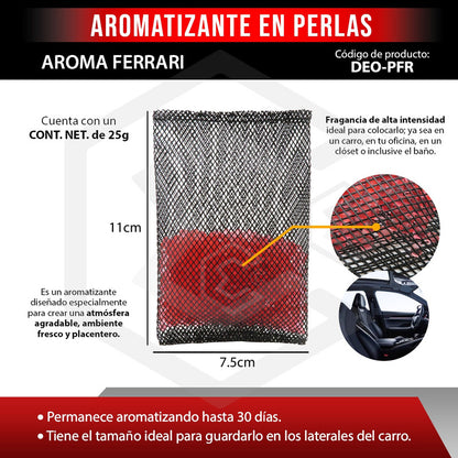 Aromatizante Para Auto Desodorante Perlas Casa Oficina 25gr
