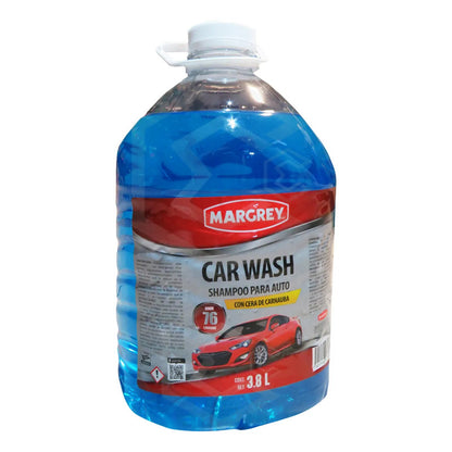 Kit Limpieza Automotriz Margrey Shampoo Abrillantador