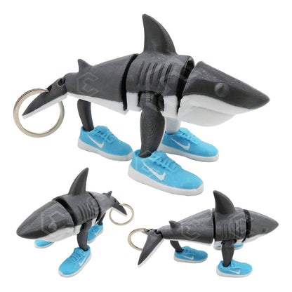 Tralalero Tralala Tiburón Con Tenis Articulado Impresión 3d