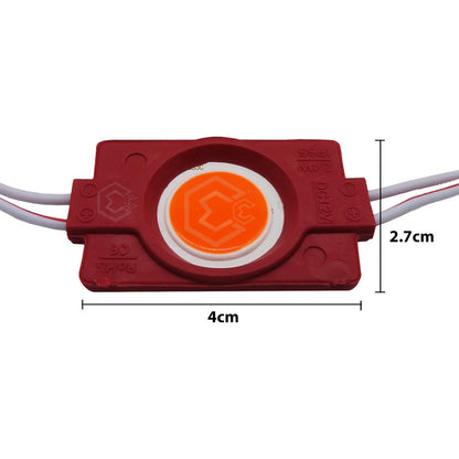 20 Módulos De 9 Led Cob Plasma Redondos Alta Intensidad 12v