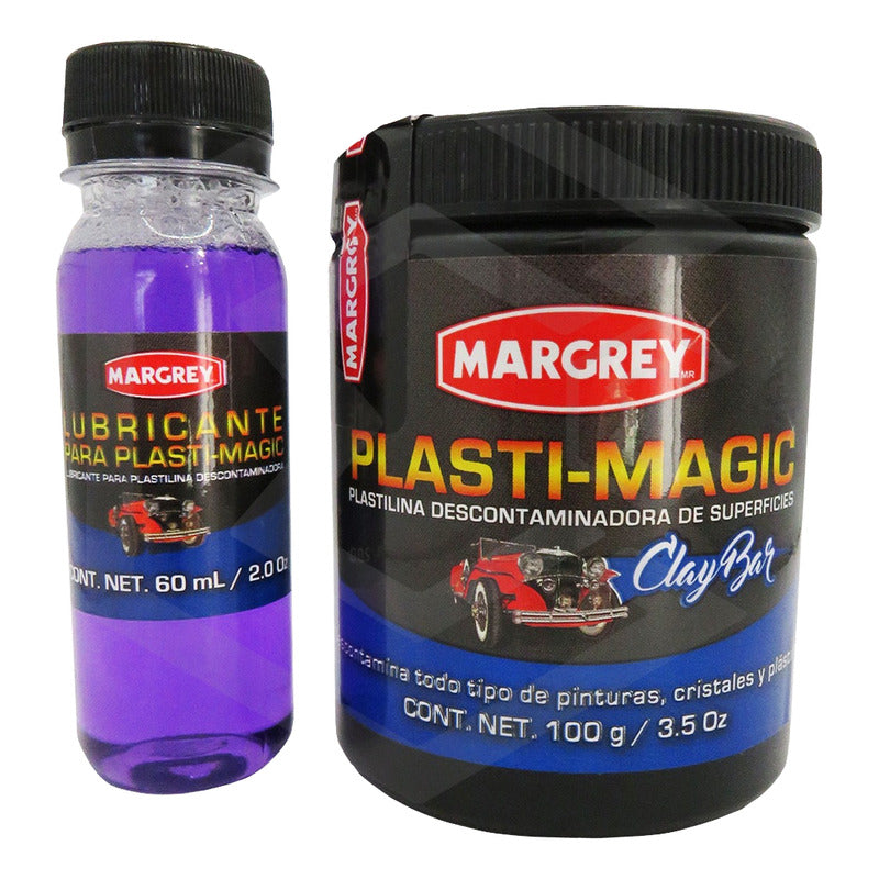 2 Plastilina Arcilla Descontamina Plasti Magic 100gr Margrey