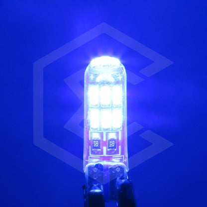 Kit De 10 Focos De Pellizco T10 15 Leds Encapsulado 3014 12v