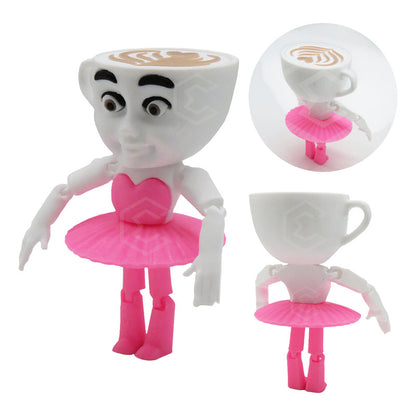 Capuccina Bailarina Articulado Juguete De Impresión 3d Petg