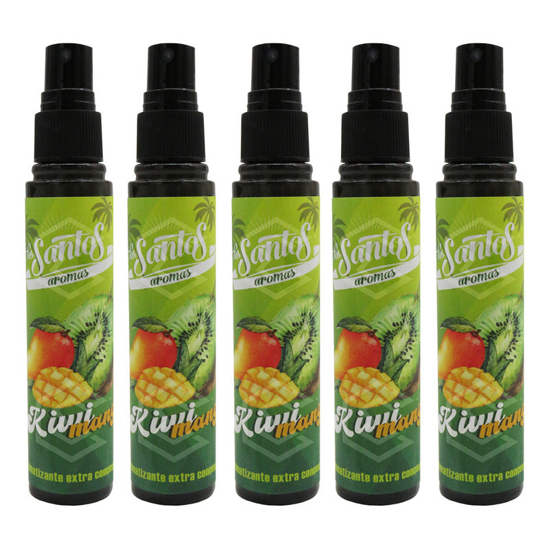 5 Aromatizante Botella Spray Liquido 60ml Auto Casa Ambiente