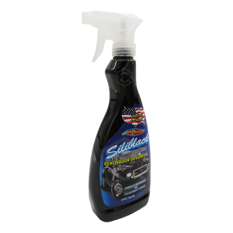 Renueva Y Protege Llantas Hules Plásticos Molduras 600ml Negro