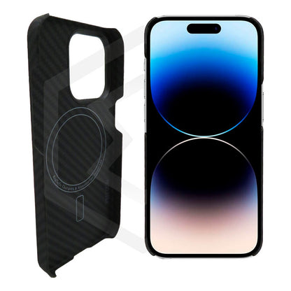 Funda Case De iPhone 13-14 Fibra De Carbono 100% Real