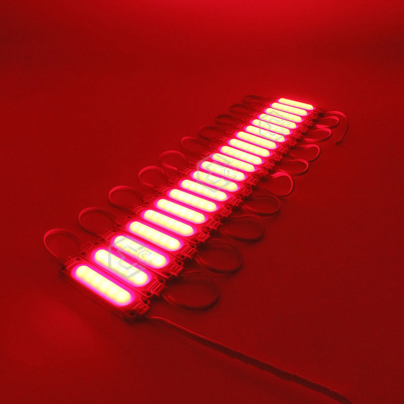 Tira 20 Módulos De Led Cob Plasma Encapsulados Reforzados