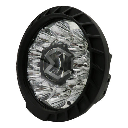 Faros Universales Redondo 10 Leds Hiper Lupa Fijo 7'' 12-24v