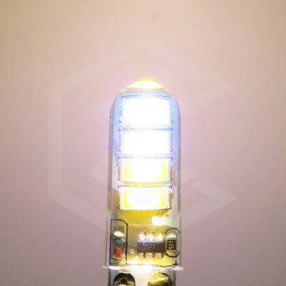 Par De Focos De Pellizco T10 8 Leds Estrobo En Codigo 12v