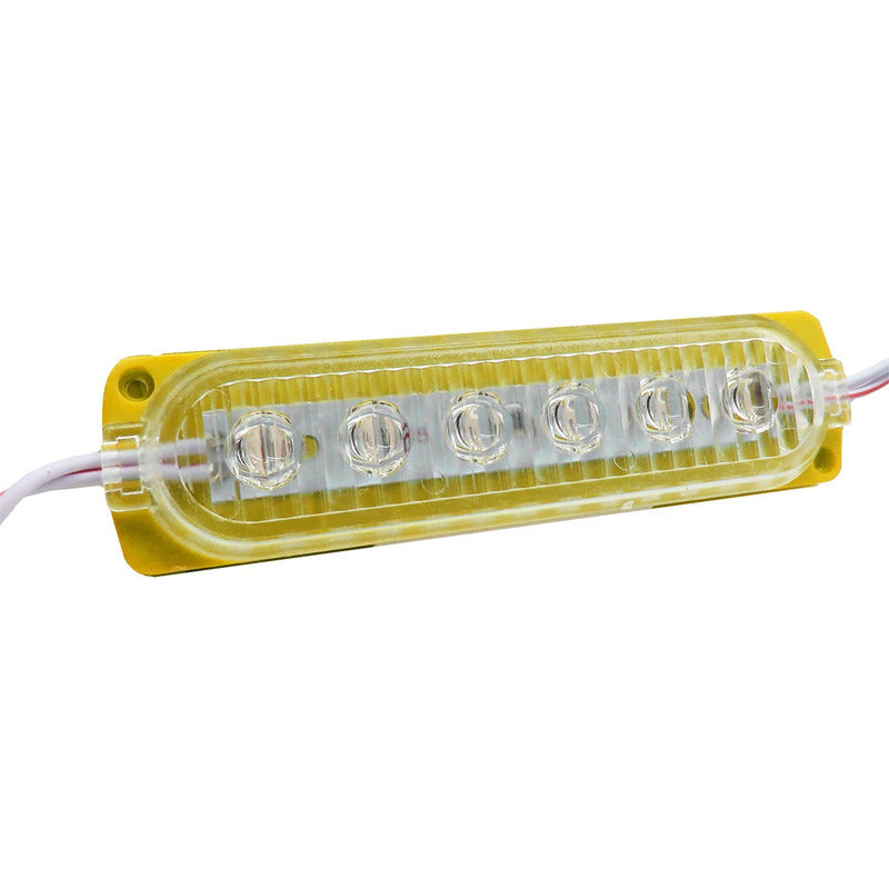 20 Módulos 6 Led Acrilico Alta Intensidad Color A Elegir 12v