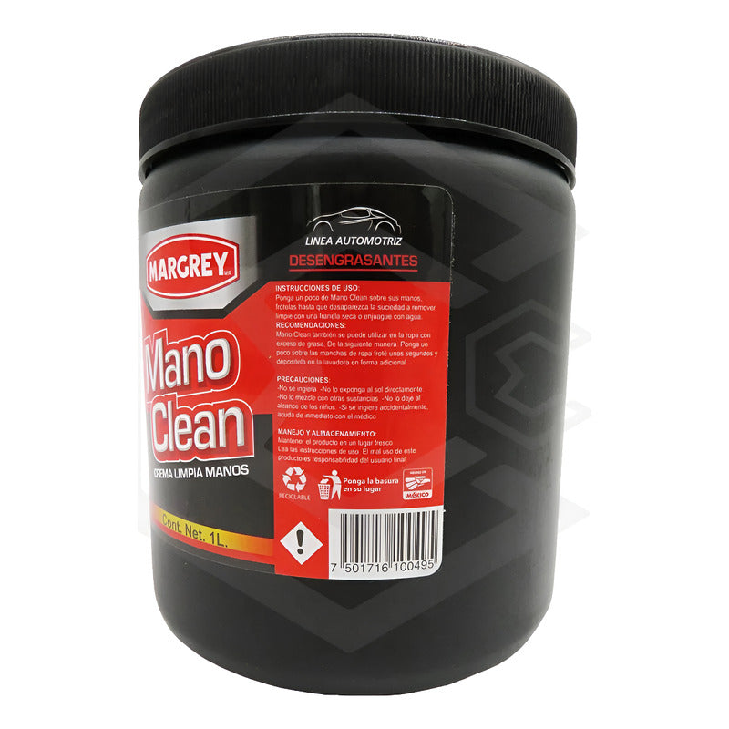 3 Mano Clean 1l Crema Quta Grasa Limpiadora De Manos Margrey