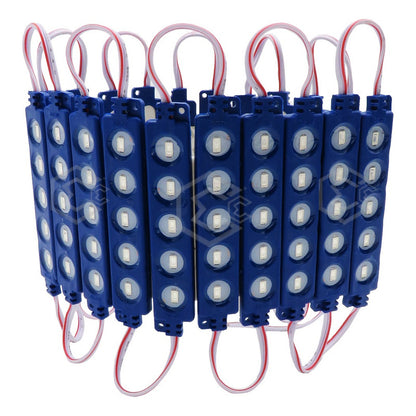 10 Modulos De 5 Leds 5630 Hiper Led Ip65 Contra Agua Color