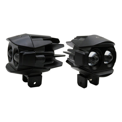 Faros Ovalado Bicolor 3 Funciones 12 Led 5500lm 25w 12-24v