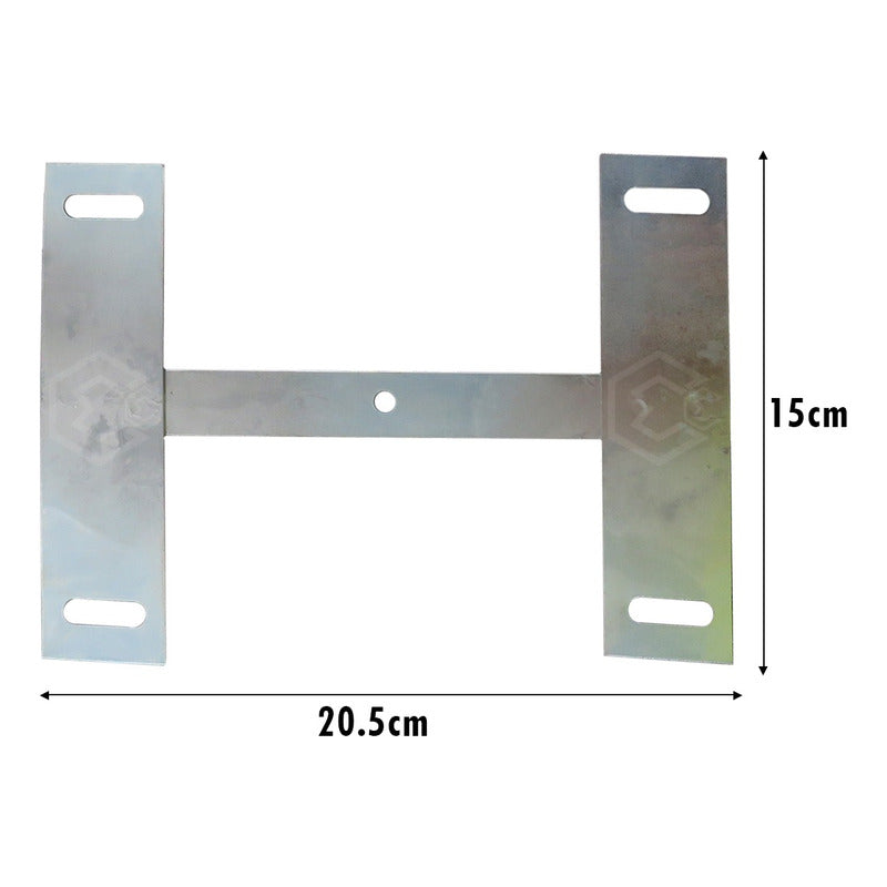 Porta Placa De Vw Vocho Sedan Trasera Metal Galvanizada
