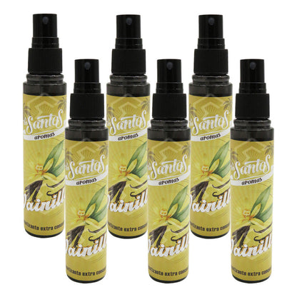 6 Aromatizante Botella Spray Liquido 60ml Auto Casa Ambiente