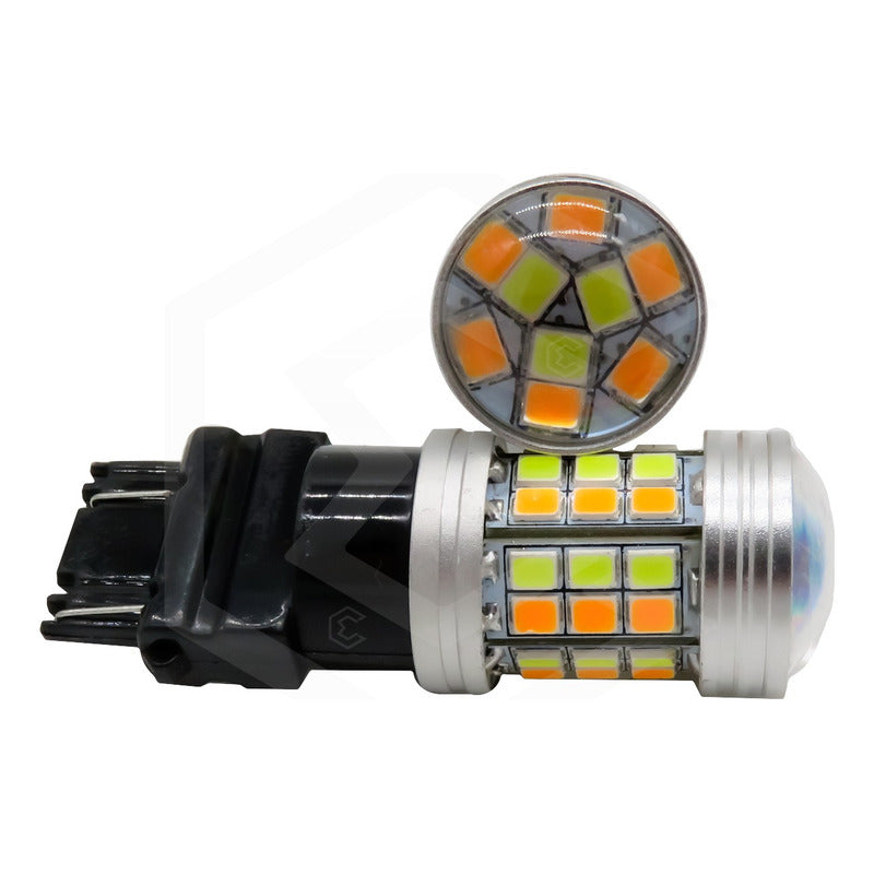 Dos Focos Led 1034 7443 1157 3157 T20 Canbus Dual Color 12vt