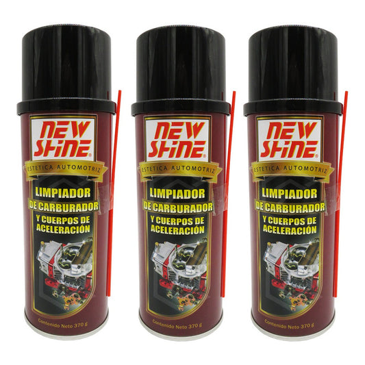 3 Limpiador De Carburador Carbuclean Cuerpo De Aceleracion