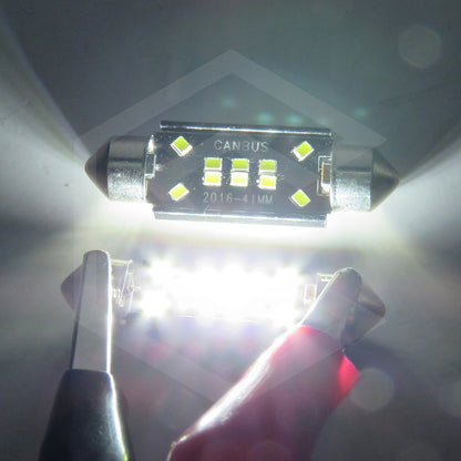 Par De Focos Luz Interior 10 Leds Canbus 31mm 36mm 39mm 41mm
