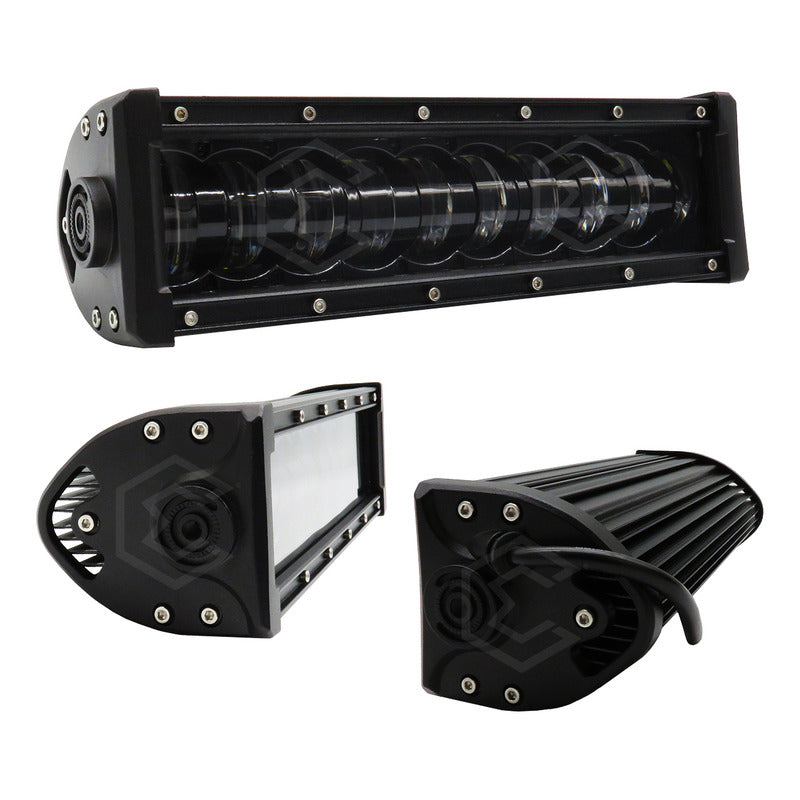 Barra 20 Leds Luz Blanca Fija Con 10 Lupas 11.4'' PuLG 32.8w