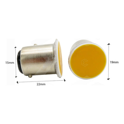 100 Focos 1156 1157 Led Cob Cuarto Stop Direccional Reversa