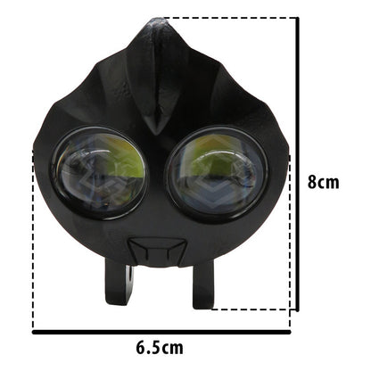 Faros Universales Cara De Flama Bicolor Fijo Estrobo 12-24v