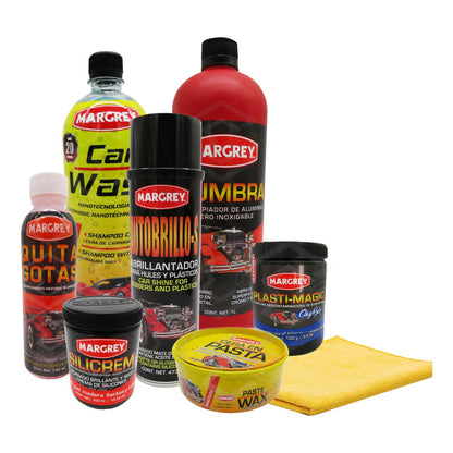 Kit De Shampoo Silicrem Quitagotas Cera Quita Gotas Margrey