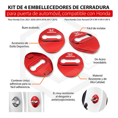 Embellecedor De Cerradura De Puerta Civic City Crv Hrv Crz T