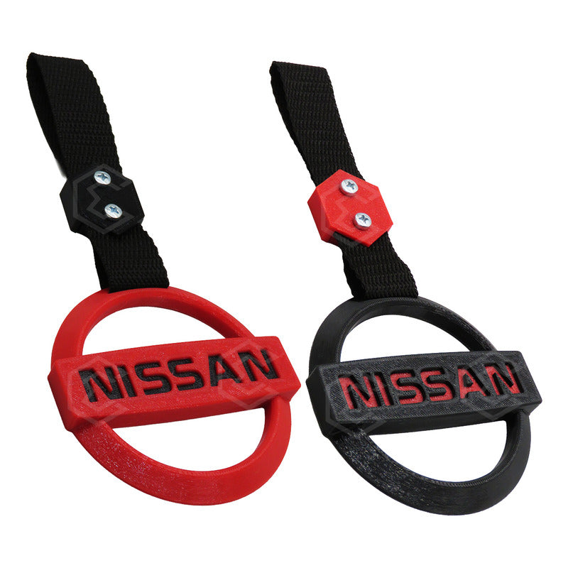 Tiron Nissan Jdm Tsurikawa Strap Remolque Gancho Decorativo