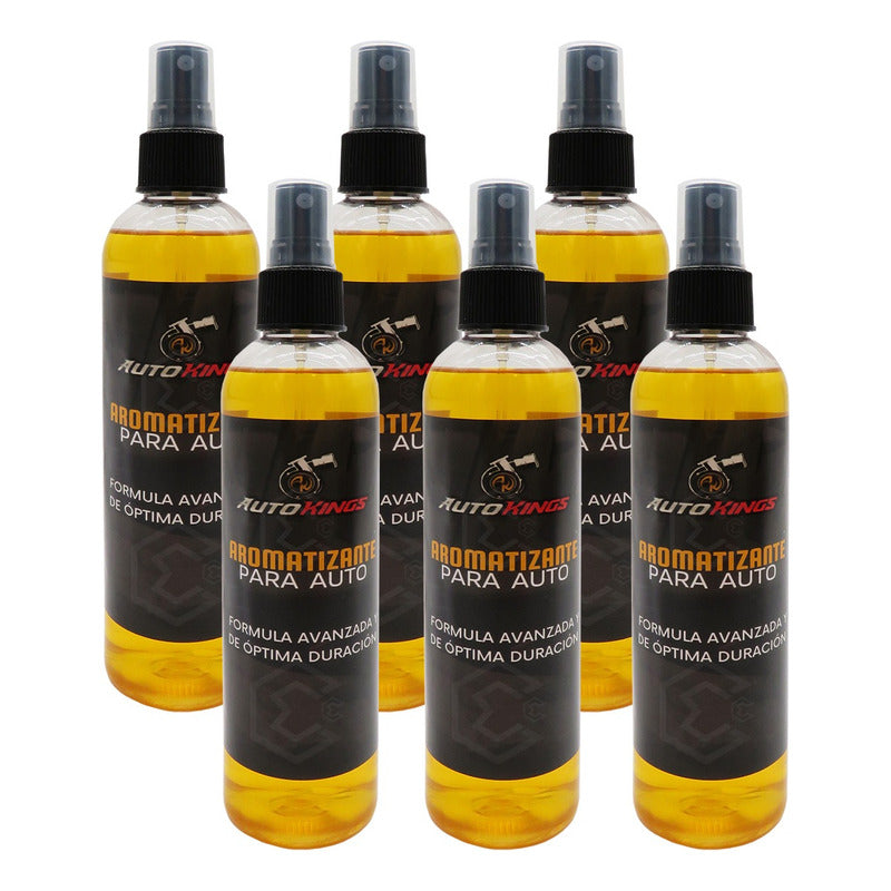 6 Aromatizante P Auto Desodorante Liquido Casa Oficina 270ml