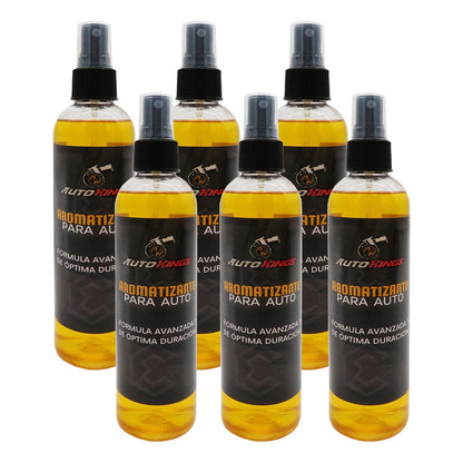 6 Aromatizante P Auto Desodorante Liquido Casa Oficina 270ml