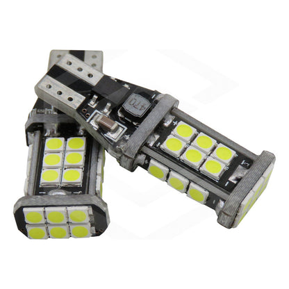 Par De Focos Canbus T15 Para Reversa 24 Leds 12 A 24v 1400lm
