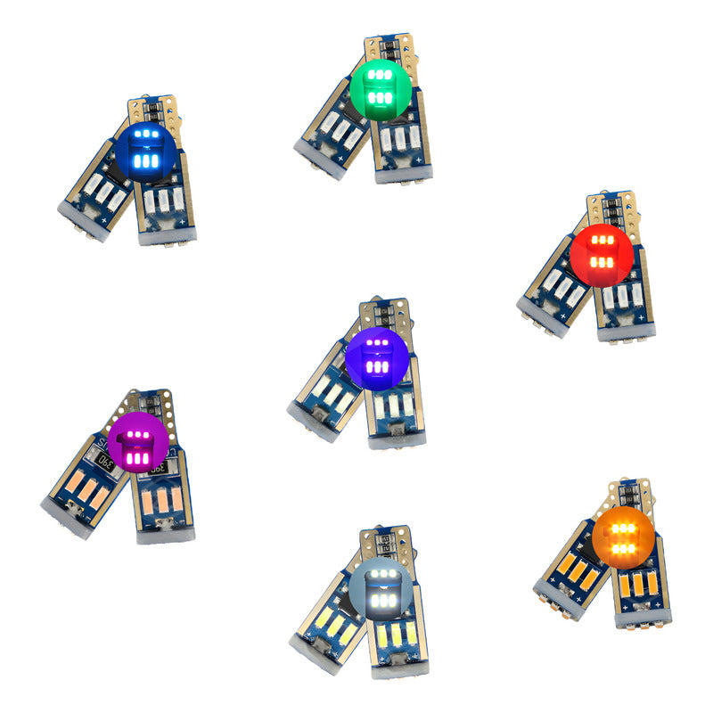 Par De Focos De Pellizco T10 9 Leds Canbus No Error 4014 12v