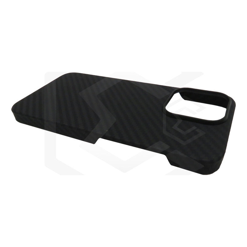 Funda Case De iPhone 13-14 Fibra De Carbono 100% Real