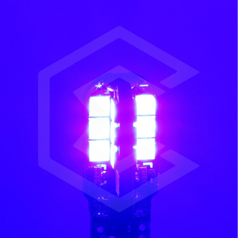 Kit 10 Focos Pellizco T10 24 Leds Canbus 3030 Alta Potencia