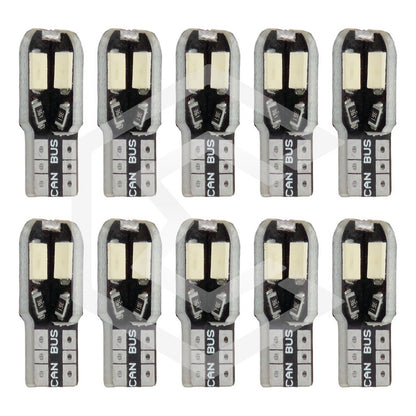 Kit 5 Par Focos De Pellizco 8 Led Canbus Alta Intensidad 12v