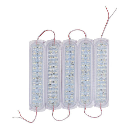 Modulo 24 Led Ovalado Multiusos Doble Jumbo Rgb 2 Funciones