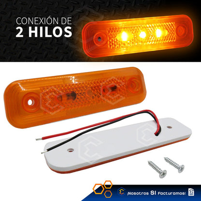 10 Plafón Cuarto Direccional Lateral Led Alta Intensidad 24v