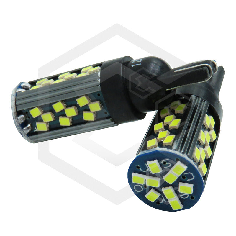 Kit 10 Focos Pellizco T10 Canbus 45 Led Super Potente 12a24v