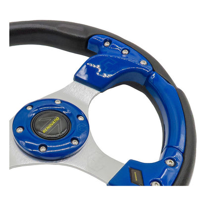 Volante Deportivo Universal De Metal Con 9 Pernos 320mm