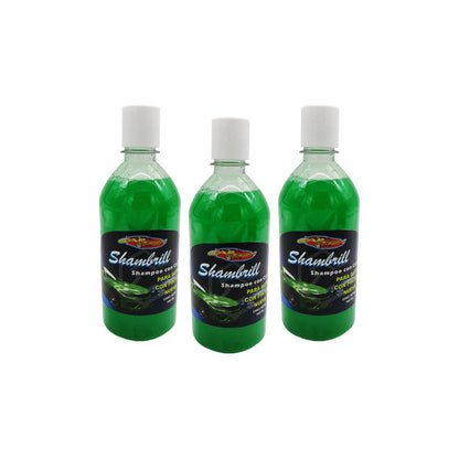 3 Shampoo Con Cera Pinturas Nuevas Limpieza Proteccion 500ml
