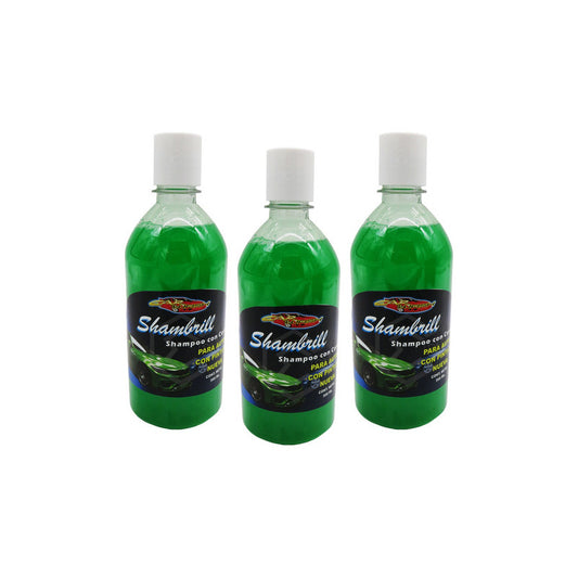 3 Shampoo Con Cera Pinturas Nuevas Limpieza Proteccion 500ml