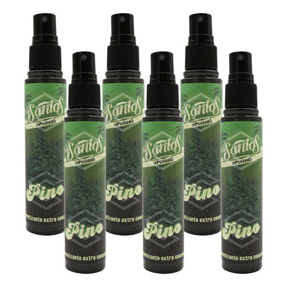 6 Aromatizante Botella Spray Liquido 60ml Auto Casa Ambiente