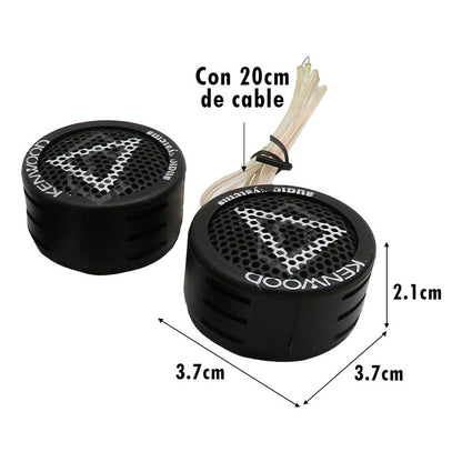 Par De Tweeters Chico Varias Marcas Bocina Negro 6000 Watts