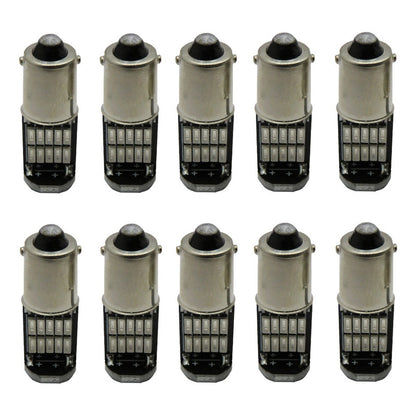 10 Focos De Pellizco 26 Led T11 Ba9s Bay9s Canbus 12v