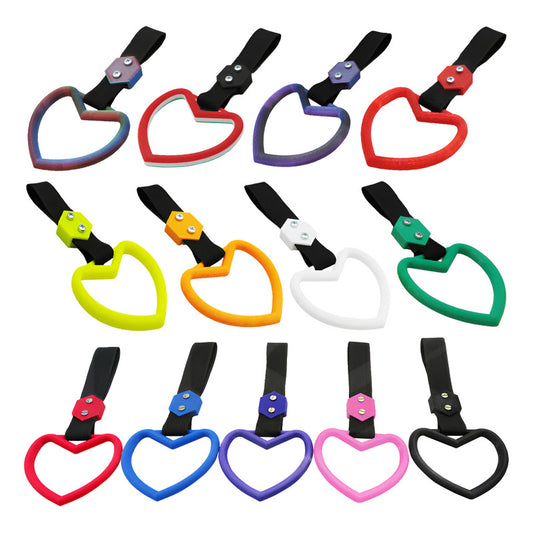 Tiron Corazon Jdm Tsurikawa Strap Remolque Gancho Decorativo